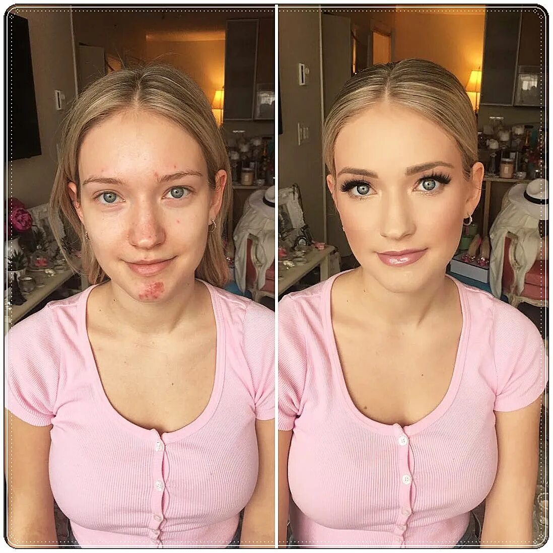 Photos before after. Модель до макияжа. FACEAPP макияж. Фейс ап до после. Беби фейс макияж до и после.