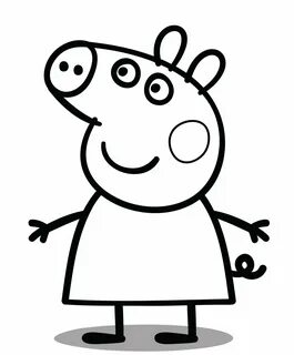 Раскраска Свинка Пеппа - детские раскраски распечатать бесплатно