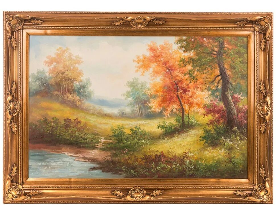 Живописный пейзаж в раме. Рама для картин. Картина в раме. Пейзаж в рамке. Картина маслом в раме.