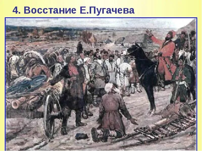Поведение во время захвата крепости пугачевым