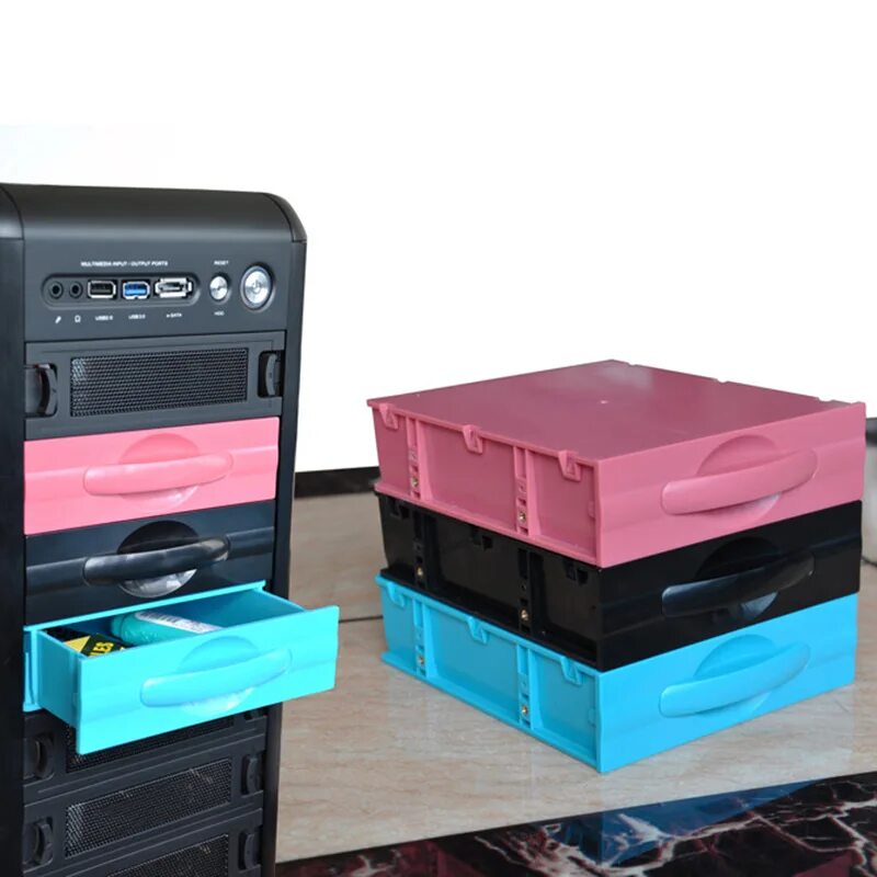 New Computer 5.25 inch Drive Bay Storage Drawer Box Tray for DVD/CD ROM PC. Case Box 5.25. Ящик в отсек 5.25 корпуса компьютера. 5.25 CD Box ide