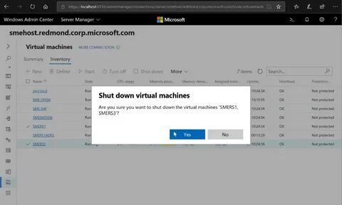 Windows admin center