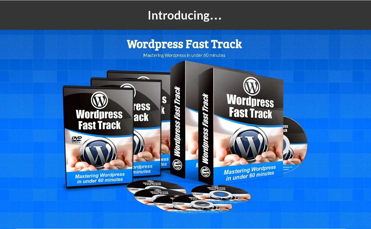 Курс по wordpress. Затирка fast track. коробка курса. коробка курс автор.