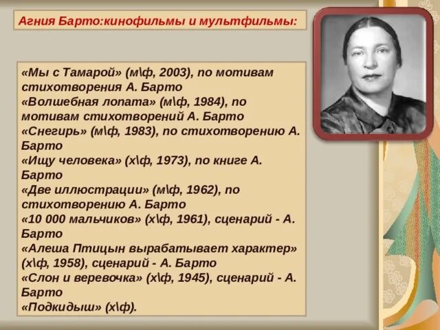 Автобиография Барто. Автобиография Агнии Барто. Барто краткая биография для детей 3 класса