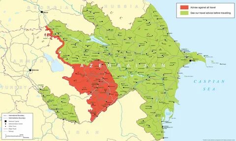 Соседи азербайджана список страны