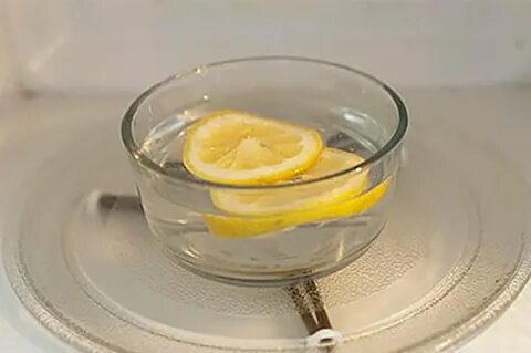 Чистка микроволновки лимонной кислотой