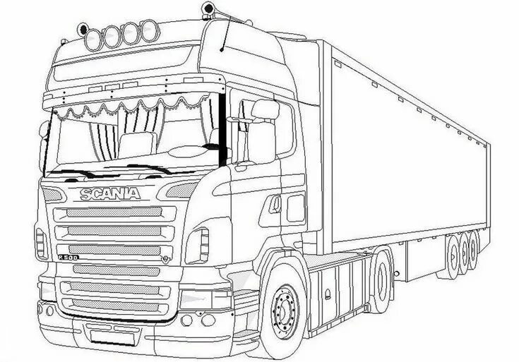 Раскраски грузовые машинки распечатать Раскраска Ford F-750 Tonka Раскраски Грузовики