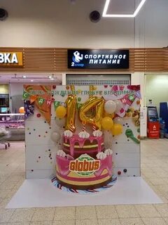 Глобус скидка в день рождения