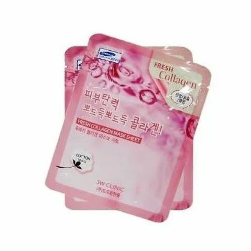 3w Clinic Fresh Collagen Mask Sheet тканевая маска для лица с коллагеном. [3w Clinic] набор тканевая маска для лица коллаген Fresh Collagen Mask Sheet, 10 шт. Тканевые маски 3 w Clinic с коллагеном. 3w Clinic маска тканевая с коллагеном Fresh Collagen Mask Sheet, 23ml. Тканевая маска озон