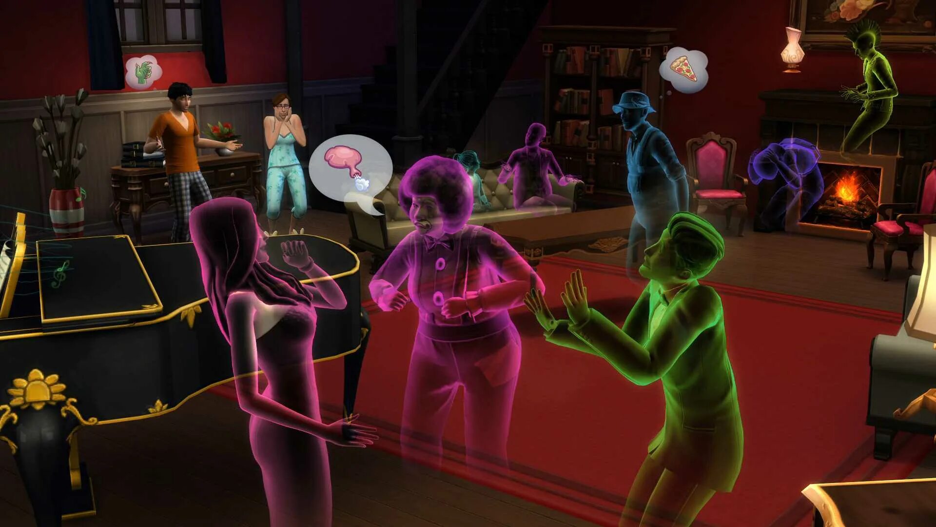 Как сделать призрака человеком в симс. Sims 4 призраки. sims 4 ghost. приведение симс 4. цвета призраков в симс 4.