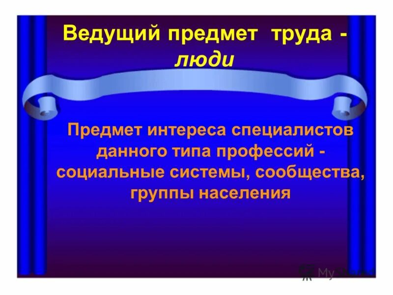 объекты труда человека