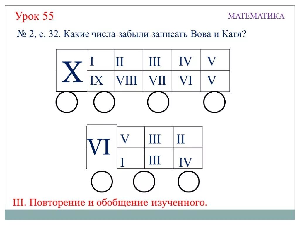 Урок цифры ответы. 5 Класс математика повторение и обобщение изученного карточки. Математика Катя. Число 55 математика.