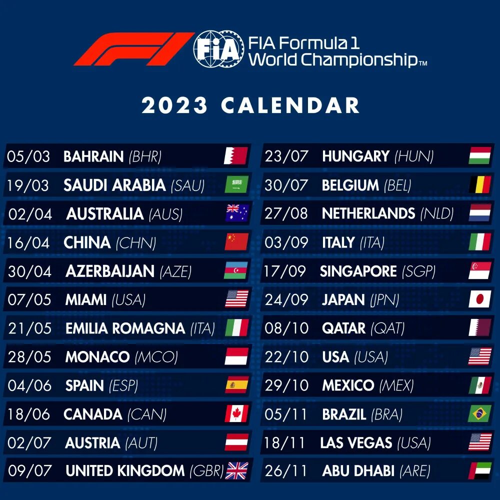 Formula 1 2023 календарь. F1 2023 календарь. Расписание формулы 1 на 2022 год таблица. Календарь гран при формулы 1 на 2023 год. Календарь ф1 2021 обновленный.