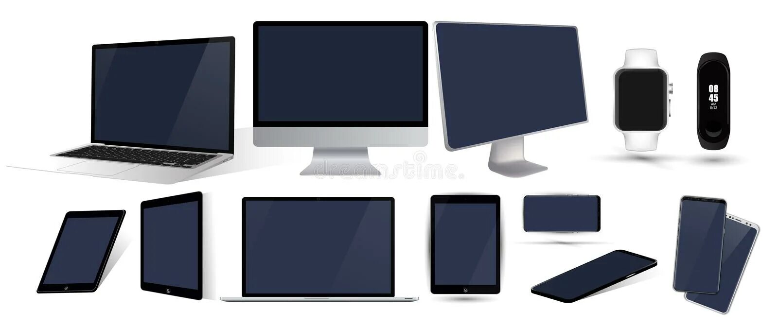 Set device. Мокап ноутбук. ar devices vector. macbook m2 screen mockup front.