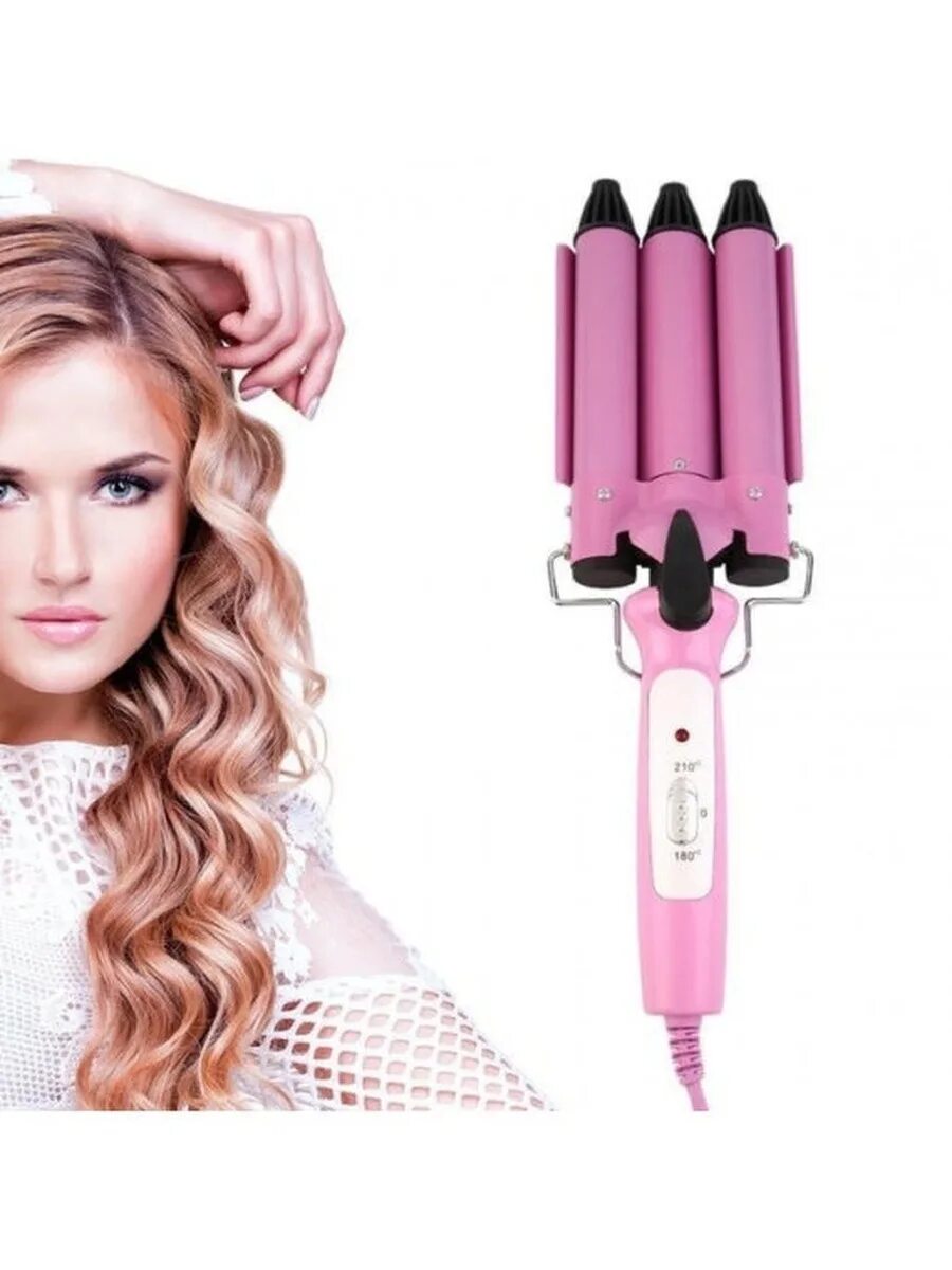 Тройная плойка professional Hairdressing Junjun electrical JJ-928. Профессиональная тройная плойка для волос JJ-928. Плойка тройка JJ-928. Стайлер Veila JJ-928 3534. Щипцы для завивки тройная волна