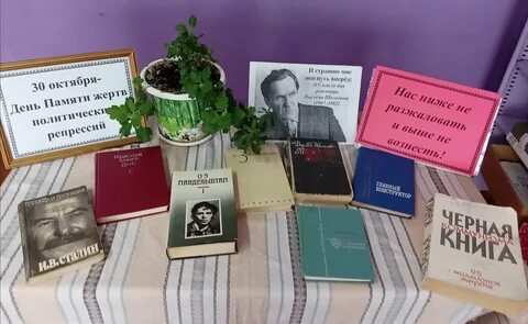 Мероприятие день политических репрессий