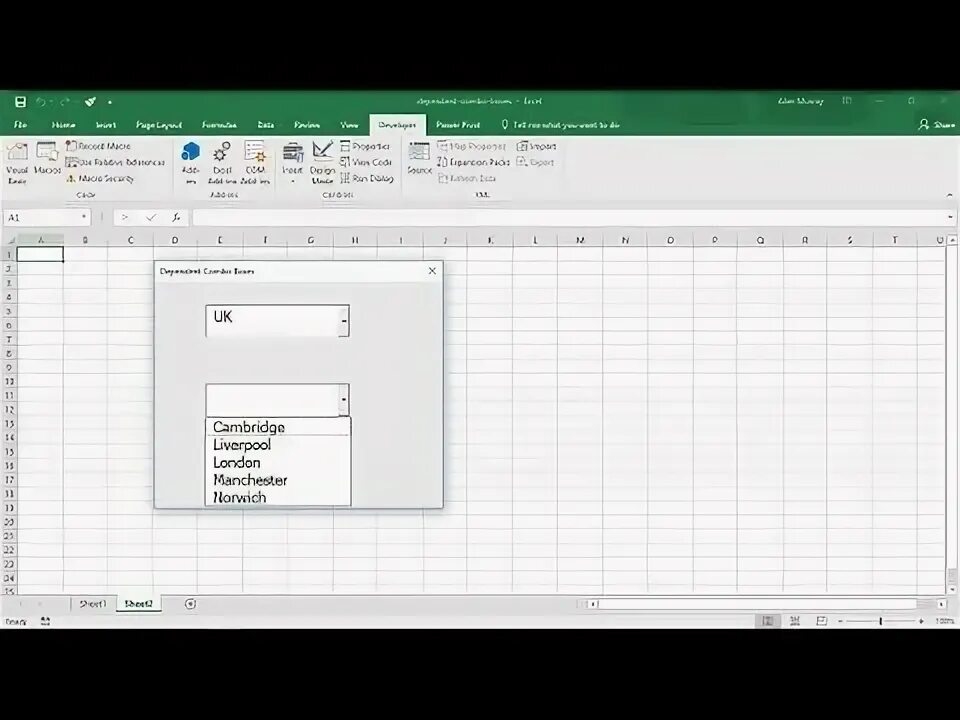 Vba поле со списком. Vba поле со списком