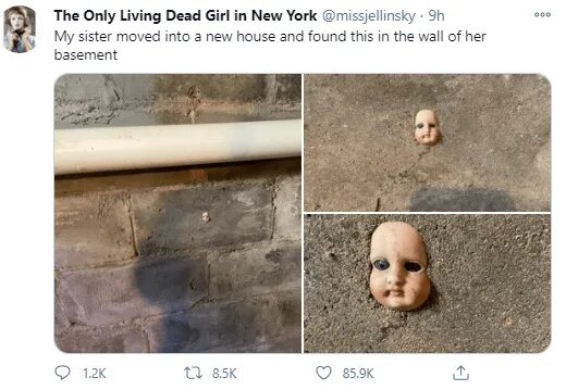 Found head. Found head