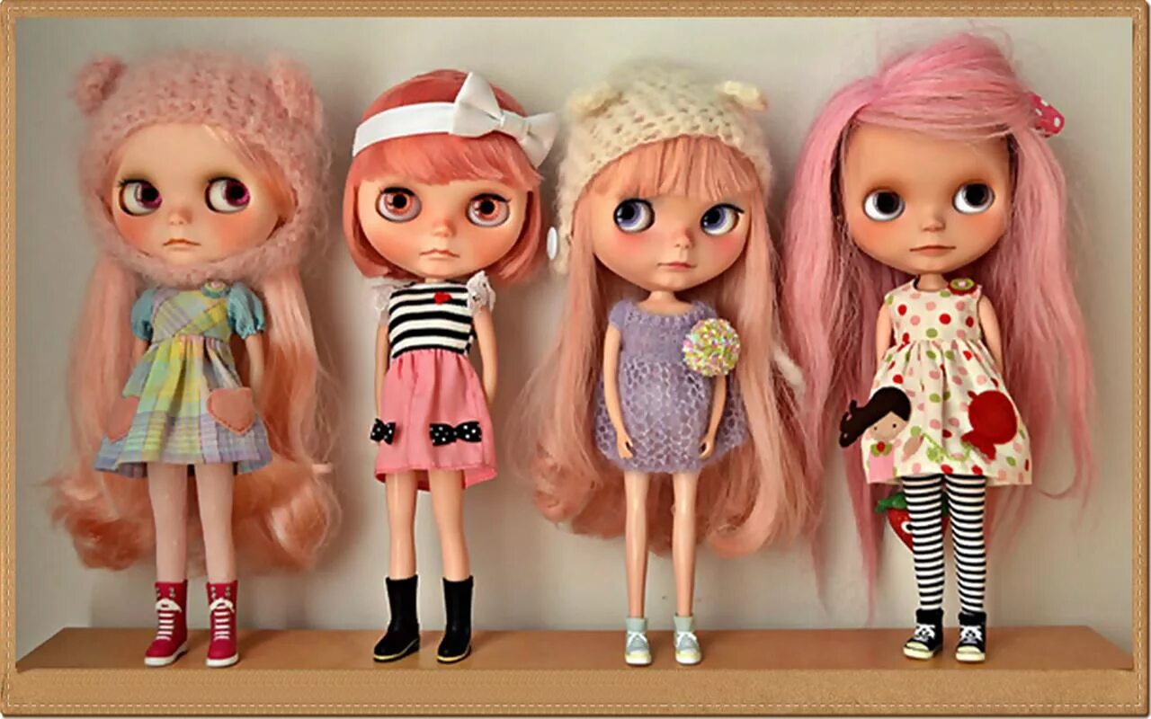 The dolls. Мидди Блайз. Миди Блайз. Четыре куколки. Пинк долл куклы.