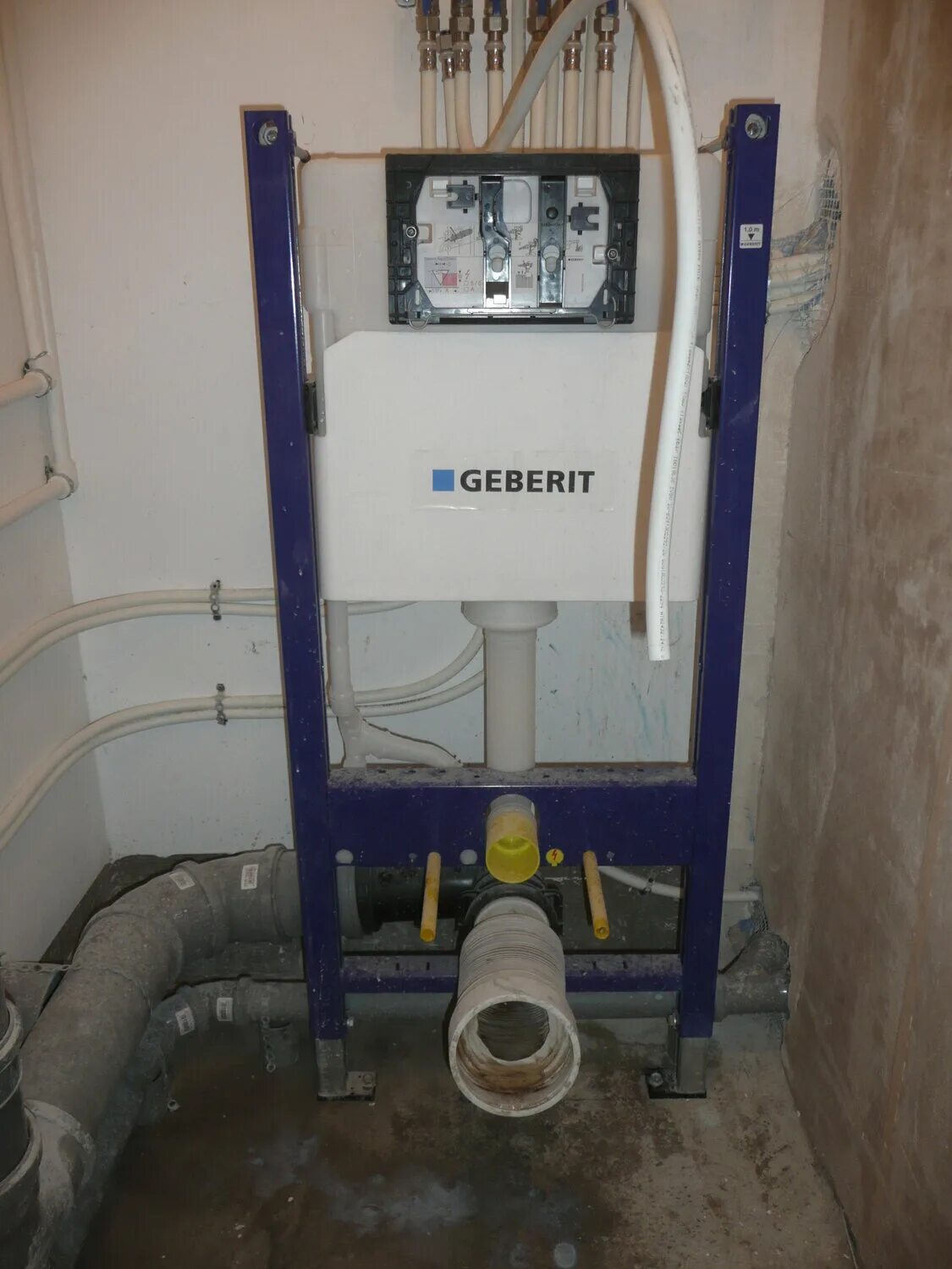 Инсталляция GEBERIT Duofix Sigma Plattenbau 111.362.00.5, Н112, клавиши Sigma, 1