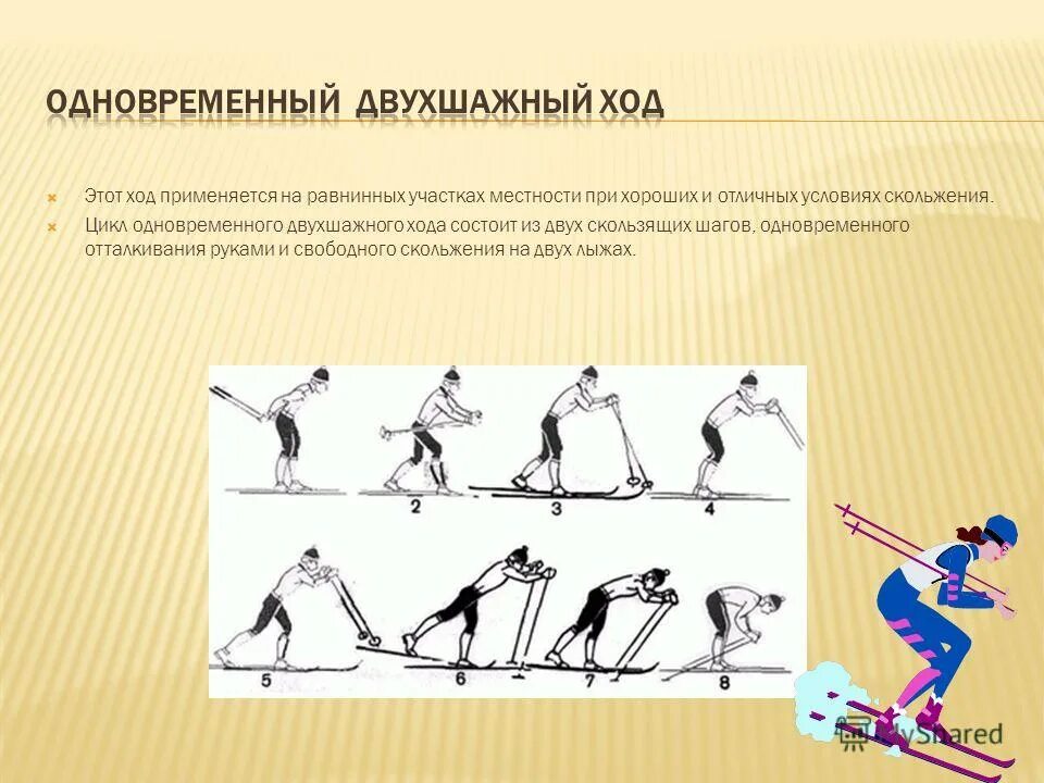Как происходит контруклона при ходьбе на лыжах. Преодоление подъемов на лыжах. Спуски и подъемы на лыжах. Преодоление подъемов и спусков на лыжах. Техника спуска с небольшого склона.