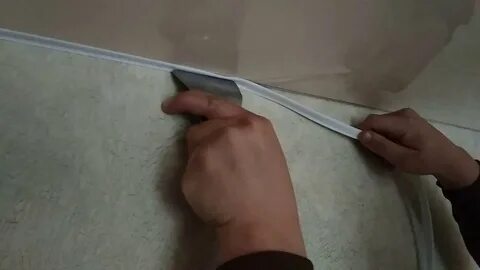 Заглушка для натяжного потолка как установить