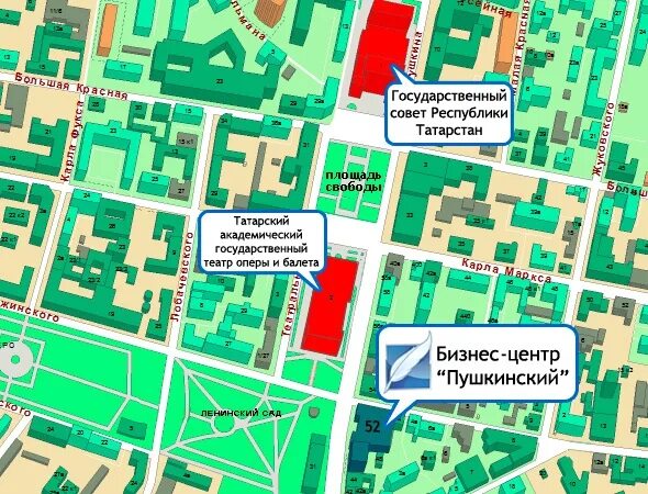 Пушкинская карта еда. Пушкинская улица казань. деловой центр пушкинский казань. ул пушкина 52 казань на карте. площадь свободы казань на карте.