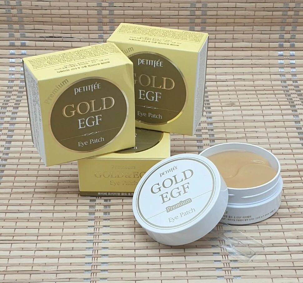 Gold hydrogel patch