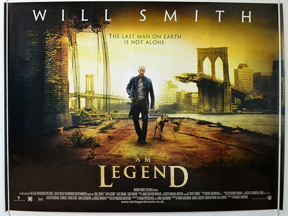 I am Legend (2007). I am Legend 2007 poster. Ya legenda