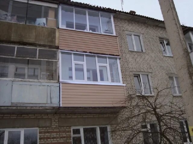 Гомельские балконы. Отделка балконов в Гомеле фото и цены под покраску недорого.