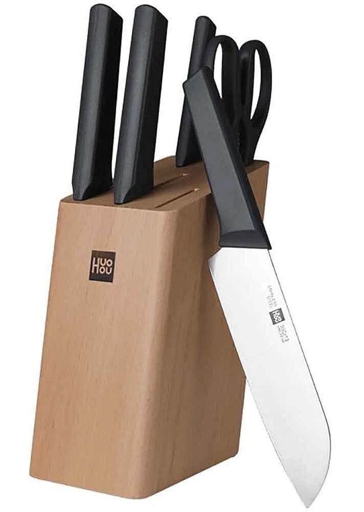 Набор ножей hu0058 xiaomi (mi) huohou 6-piece kitchen knife set lite. Набор кухонных ножей xiaomi huo hou nano knife set (5 шт) hu0076. Набор ножей xiaomi. Набор кухонных ножей xiaomi huohou lite. Набор ножей huo hou hu0015.