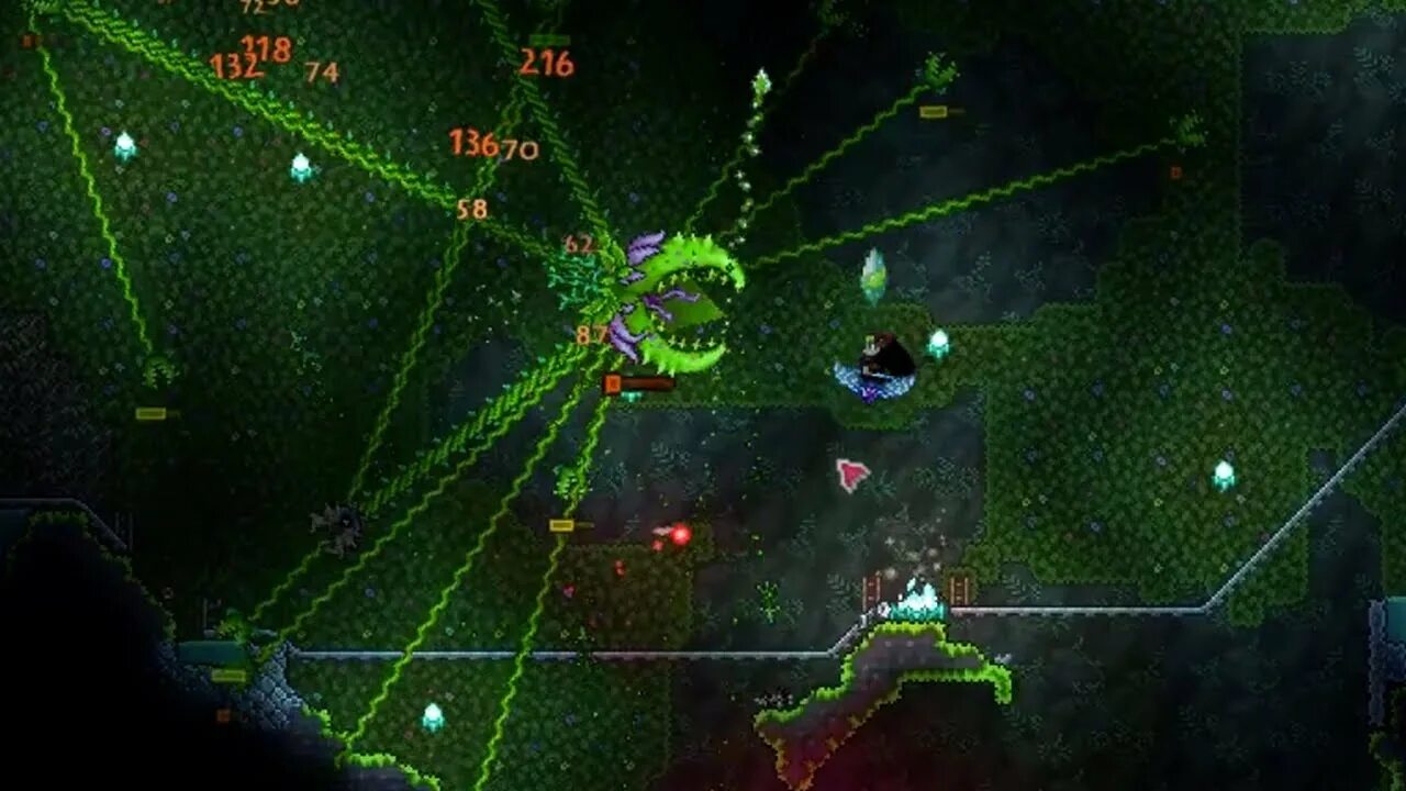 Terraria боссы плантера. Ферма хлорофита в террарии 1. Арена для плантеры. Призыв плантеры. Террария босс плантера.