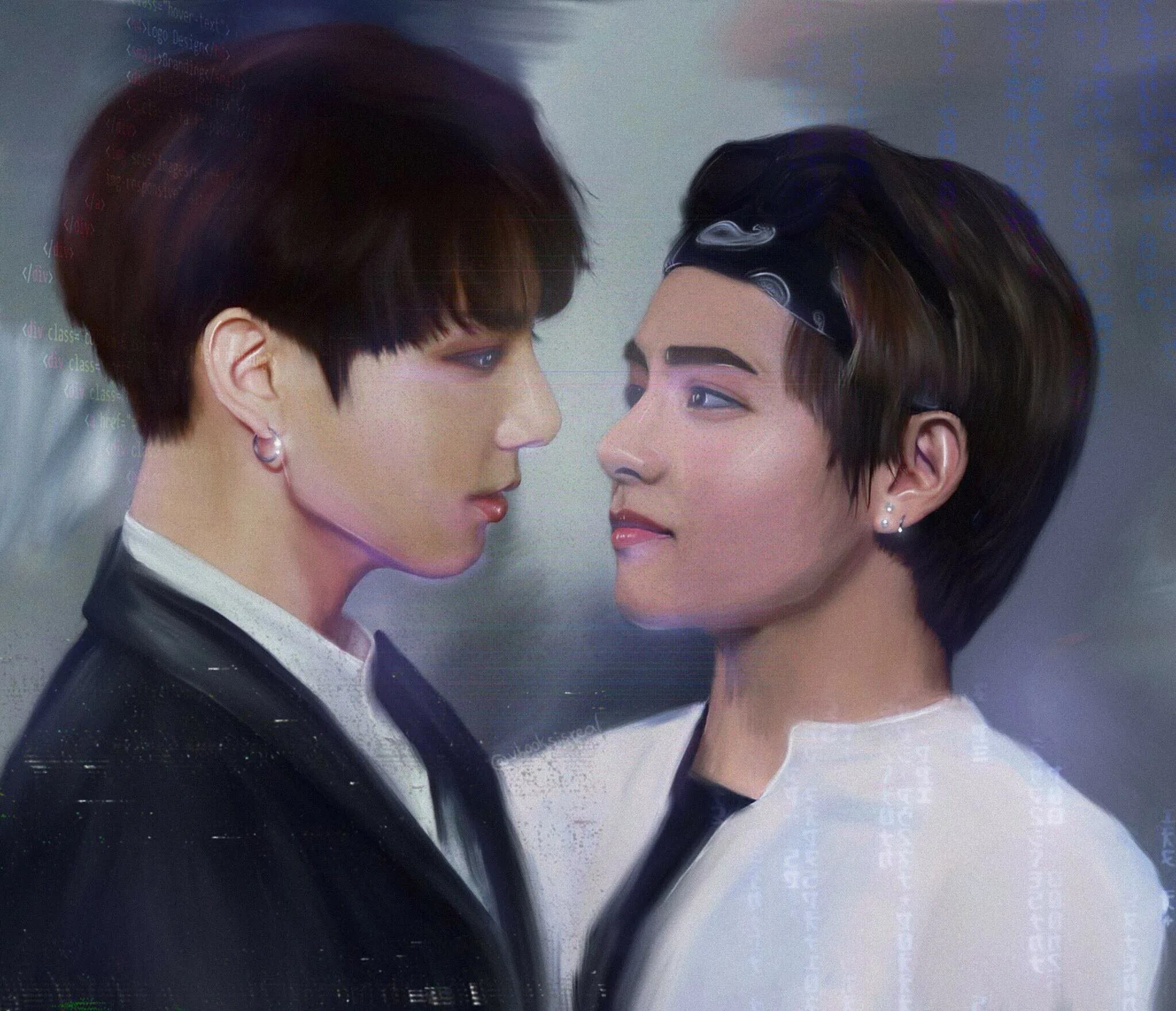 Читать фикбук бтс. Bts вигуки арт. bts art 18 вигуки. чонгук и тэхён арт 18. бтс чонгук и тэхен арт.