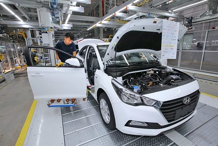 Завод Хендай в Южной Корее. Hyundai завод корейцы. Автомобильная промышленность Южной Кореи. Южная Корея завод Киа.