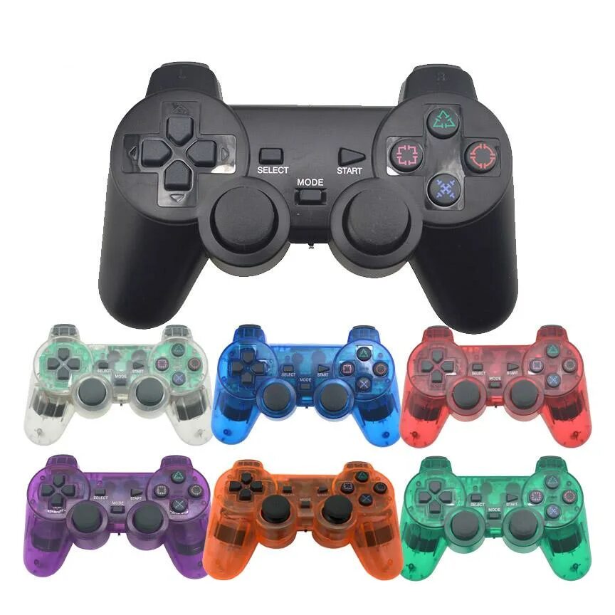 2 беспроводных джойстика. Sony ps2 Gamepad. Джойстик сони ПС 2. Ps2 Wireless Controller. Геймпад ps2 беспроводной.