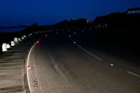 Led road