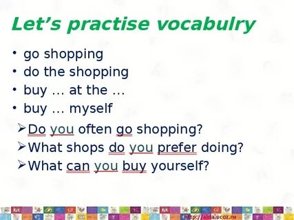 Shopping текст на английском