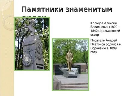 Знаменитые люди воронежской