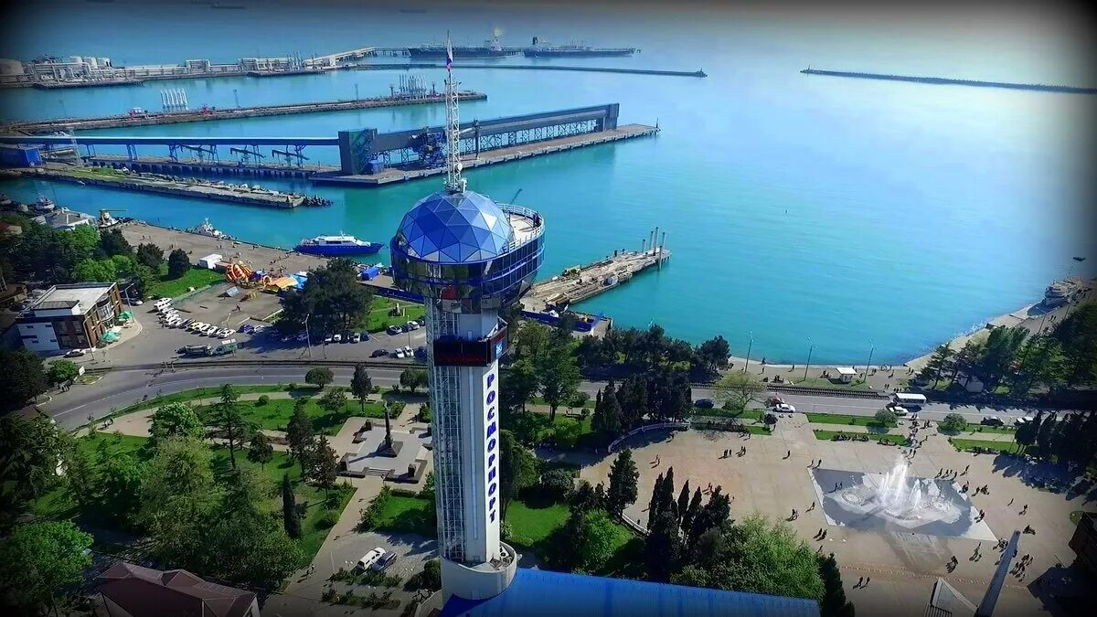 Лучшие места туапсе. Башня росморпорта туапсе. туапсе набережная. набережная туапсе (приморский бульвар). морской бульвар туапсе.