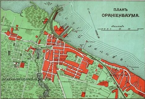 Ораниенбаум на карте