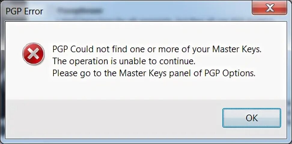 Unable to continue