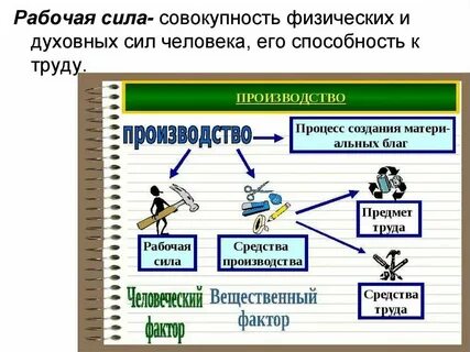 Рабочая сила и труд экономика