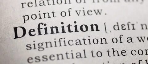 Defining dictionary