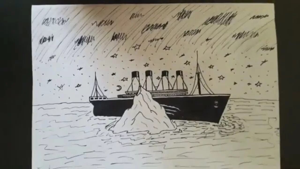 Нарисуй тонет. Титаник рисунок. Титаник тонет рисунок. Картинки Титаника для срисовки. Рисунки для срисовки Титаник.