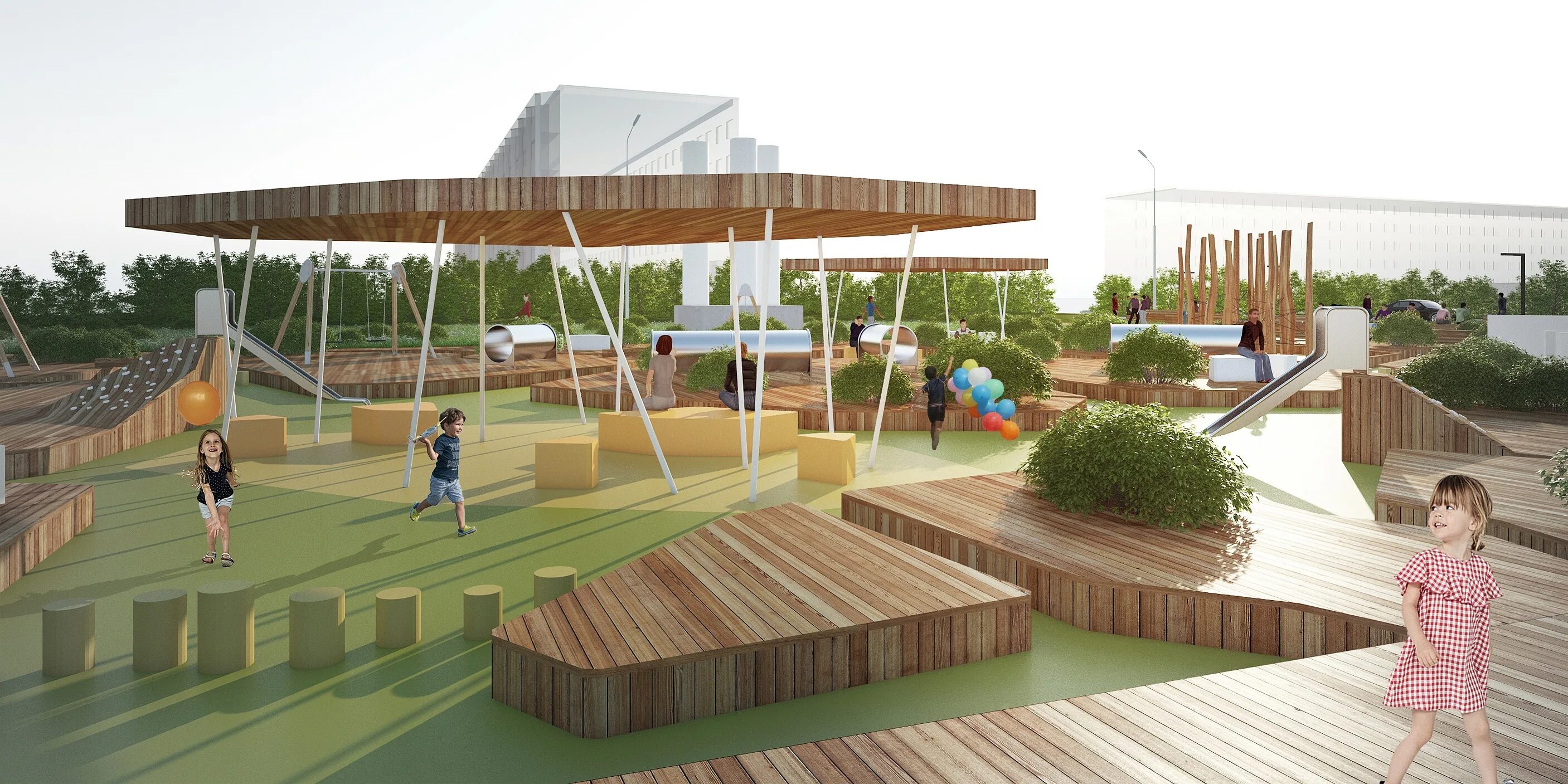 детское общественное пространство. детское общественное пространство. детское общественное пространство. дизайнерские детские площадки. инженерный корпус 548 школы совхоз имени ленина.