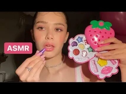 Асмр макияж детской косметикой