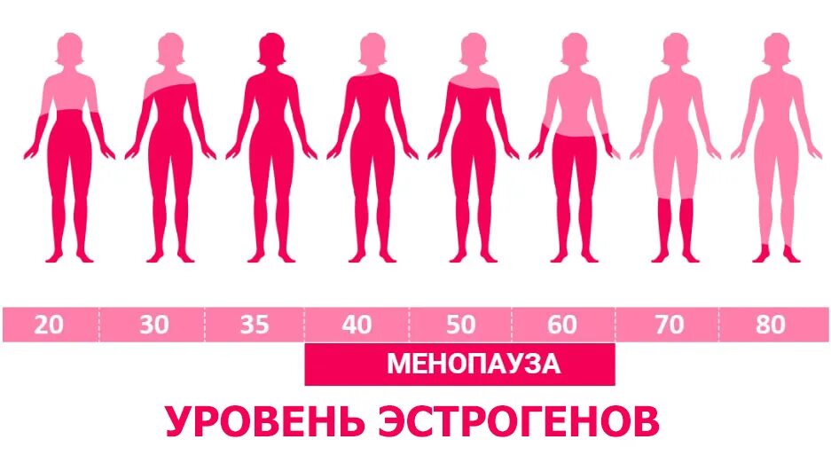 Менопауза. Возраст наступления менопаузы. Набор веса в менопаузе. Как меняется фигура при менопаузе.