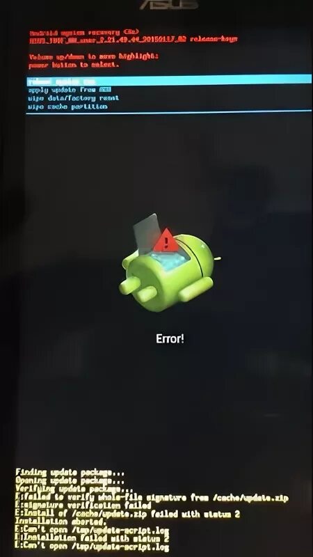 Unzip error. Unzip error
