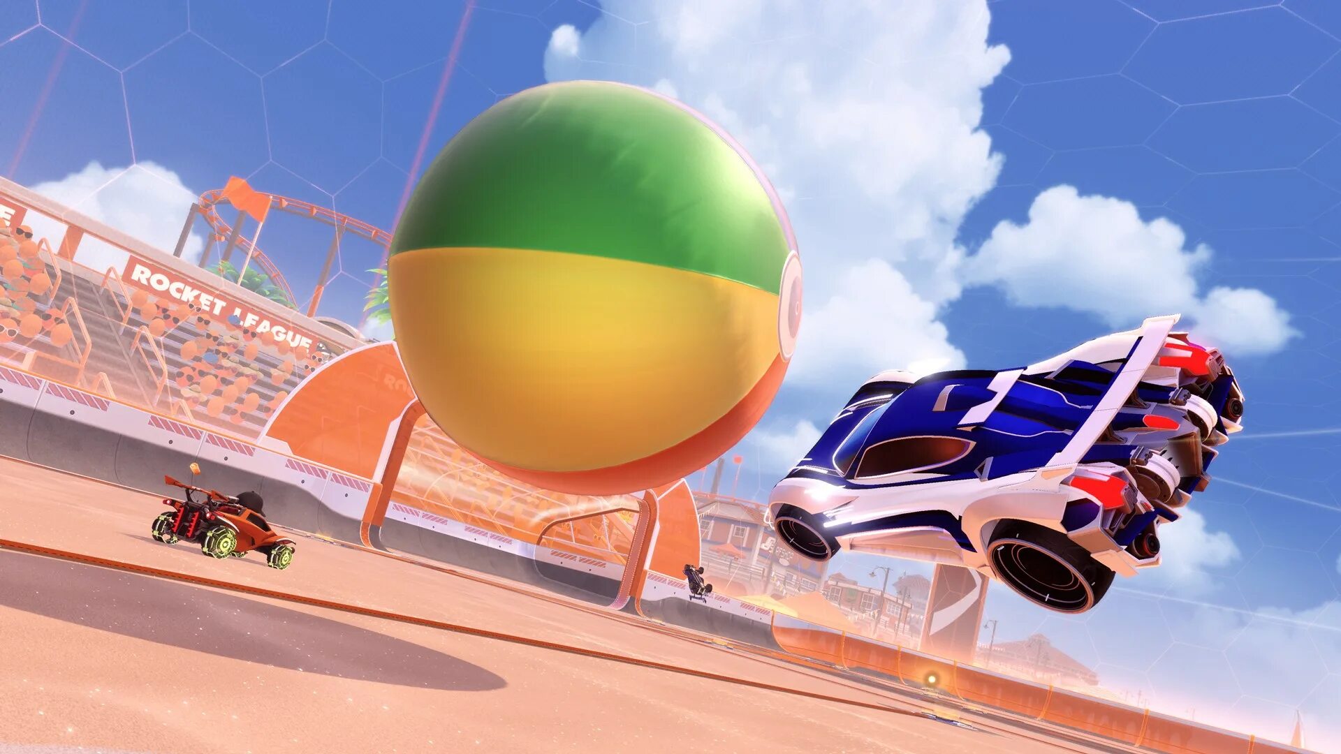 Мяч рокет лига. Rocket League мяч. Rocket League Summer. Rocket League Spike Rush.