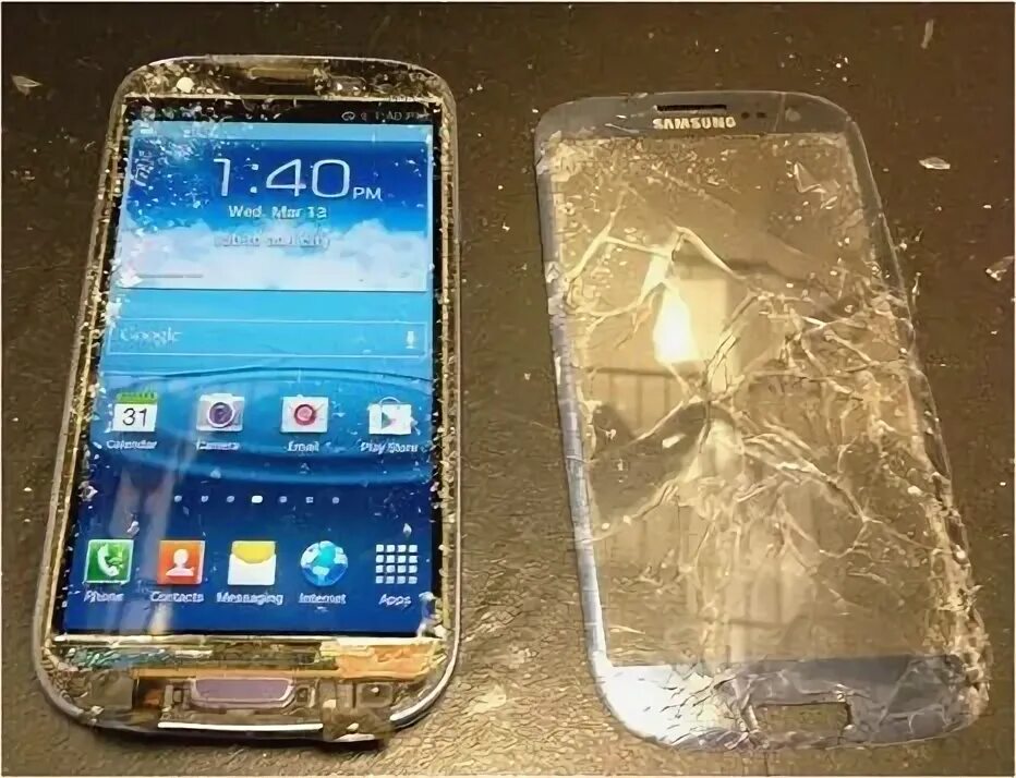 Замена стекла galaxy s3